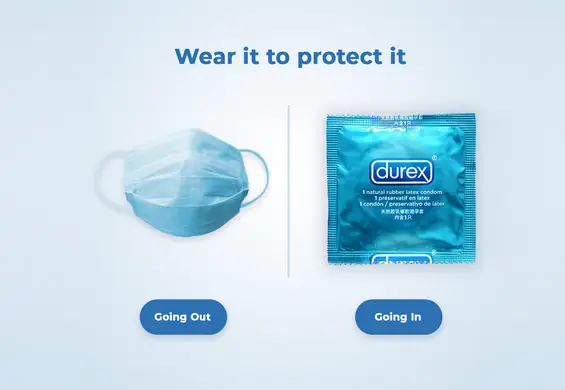 Prezerwatywy jak maseczki. Durex zachęca do podwójnego zabezpieczenia