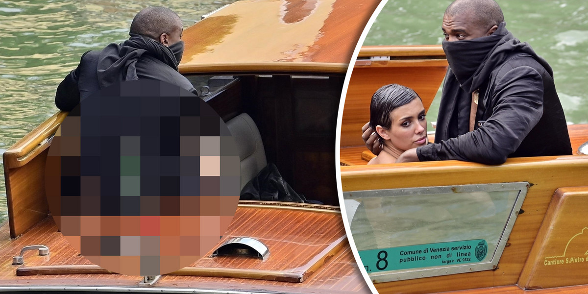 Kanye West i Bianca Censori z zakazem wstępu na weneckie łodzie.