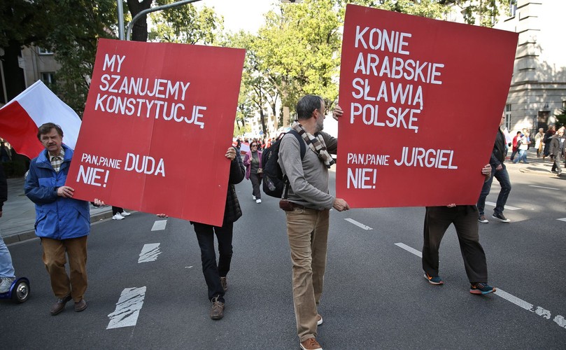 Marsz KOD w Warszawie