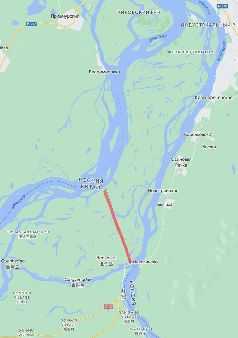 Podeljeno ostvo Boljšoj Usurijski