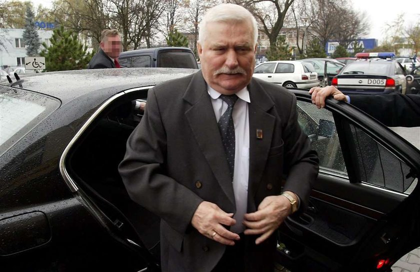 Wałęsa zazdrości samochodu