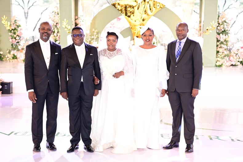 The wedding was graced by top government officials