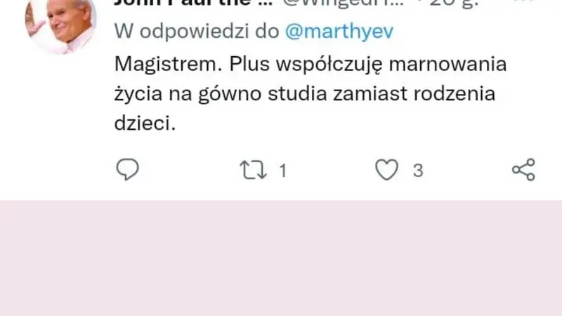 Autorka została obrażona, bo atakującym nie spodobał się kolor okładki pracy oraz za użycie feminatywu