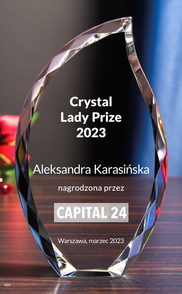 Nagroda dla Aleksandry Karasińskiej 