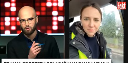 Ciągnikiem na protest rolników. Anna Bryłka w mocnych słowach o PSL [WIDEO]