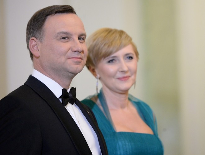 Andrzej Duda i Agata Kornhauser-Duda