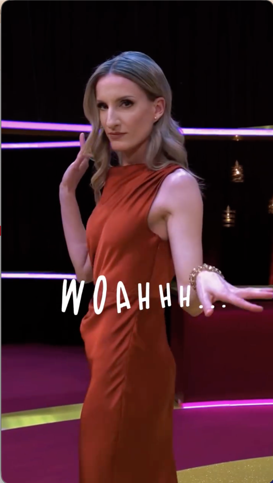 Moderátorka Adela Vinczeová.