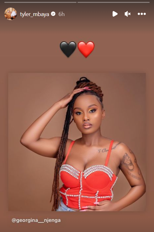 Tyler Mbaya showing love to bae 