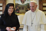 Beata Szydło, papież Franciszek