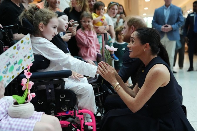 Megan Markl u Dečjoj bolnici u Melburnu