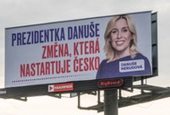 Danuše Nerudova - kandydatka na urząd prezydenta Czech.