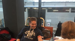 Daniel Bednarek, szef strony głównej, także zdecydował się oddać krew. Pierwszy raz!