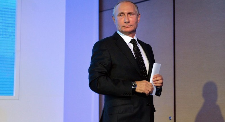 Russian President Putin attends VTB Capital Russia Calling! Investment Forum in Moscow