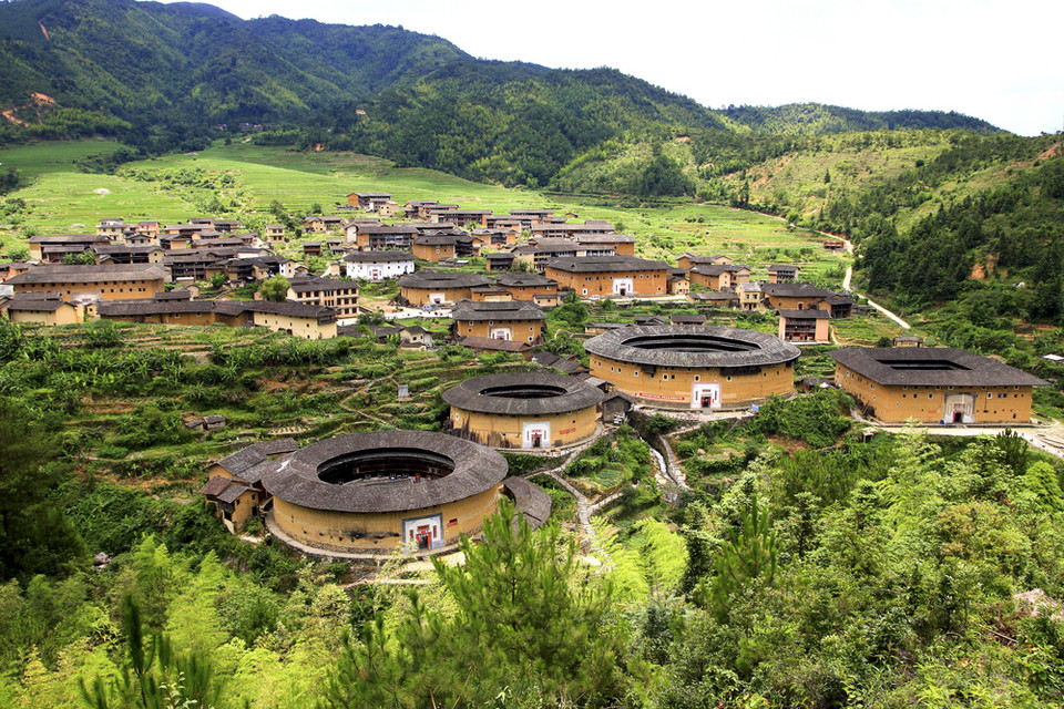 Tulou w regionie Fujian