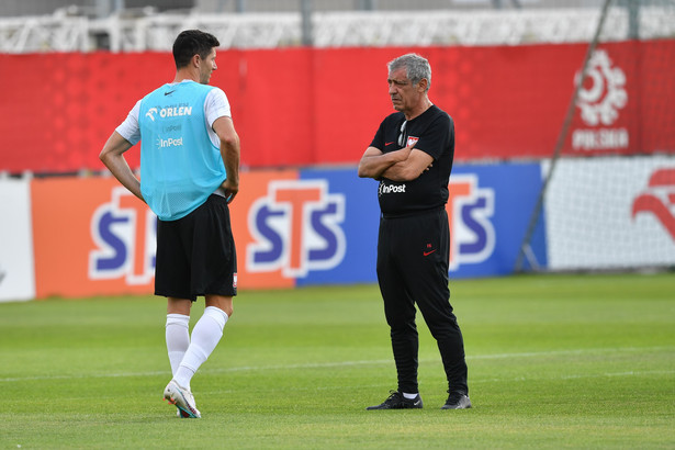 Robert Lewandowski i Fernando Santos