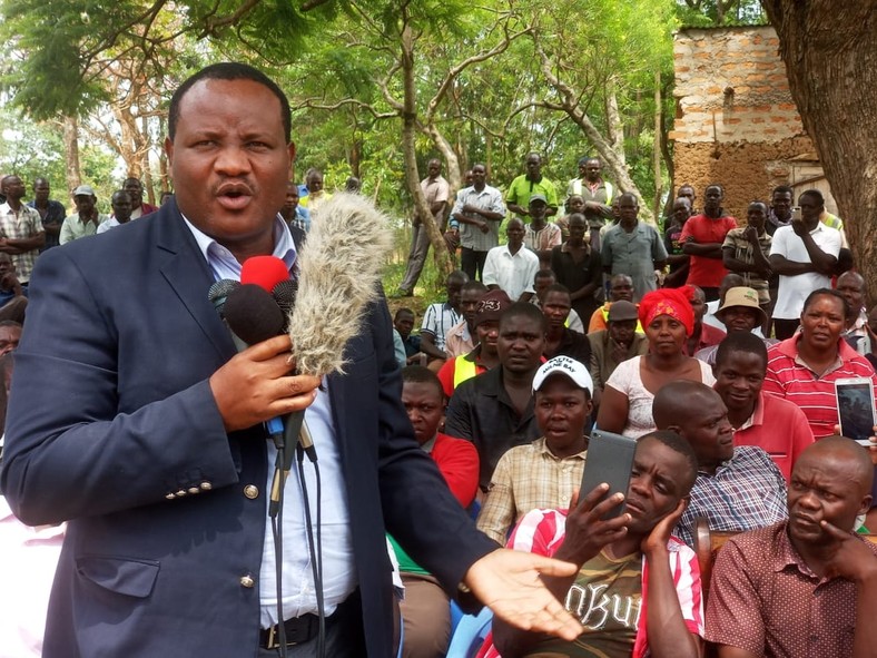 Bumula MP Moses Mwambu Mabonga during a past public function