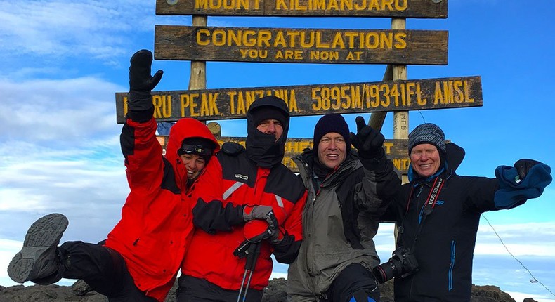 Blind man climbs mountain, puts the rest of us to shame 