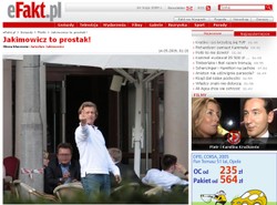 Jakimowicz pokazał środkowy palec