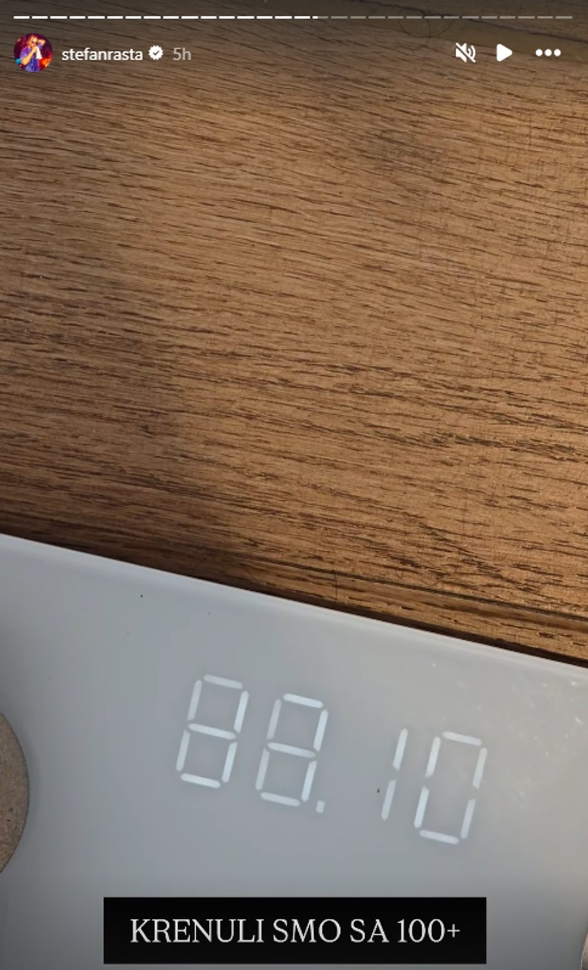 Rasta smršao više od 12 kilograma