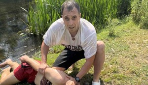 Spasavanje muskarca u Nišavi