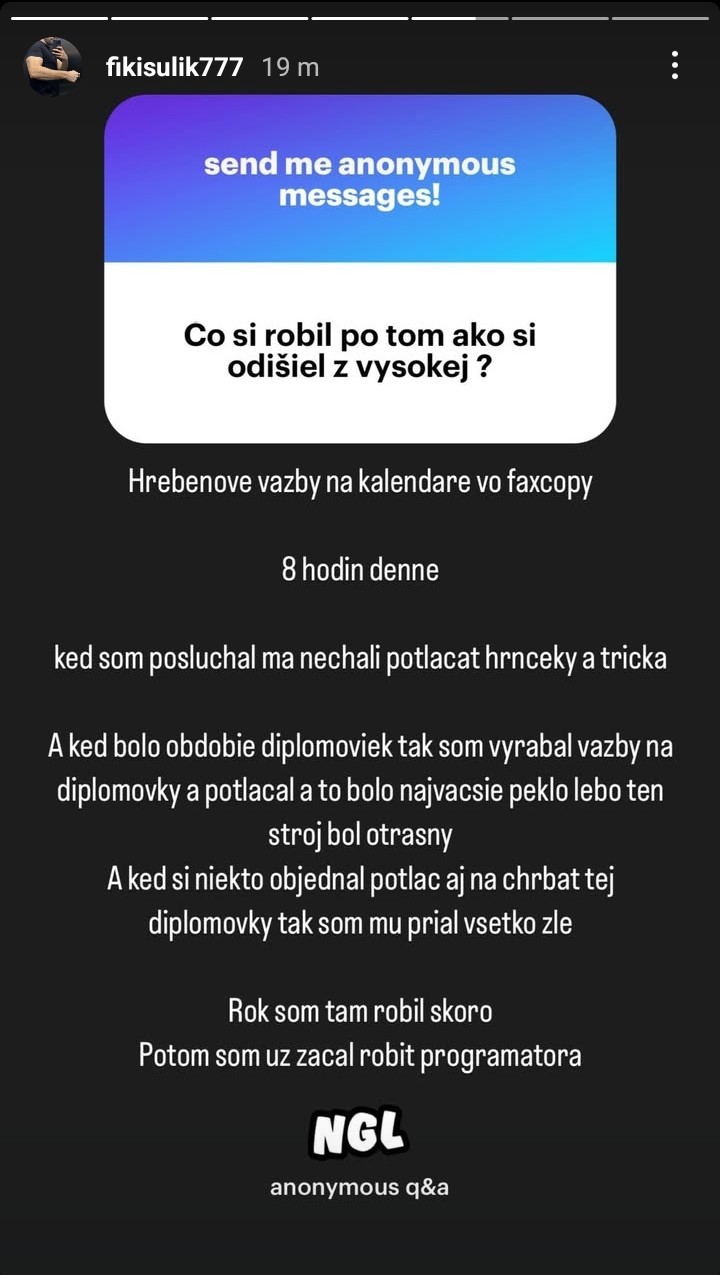 Filip Sulík pracoval vo firme, ktorú založil jeho otec Richard Sulík.