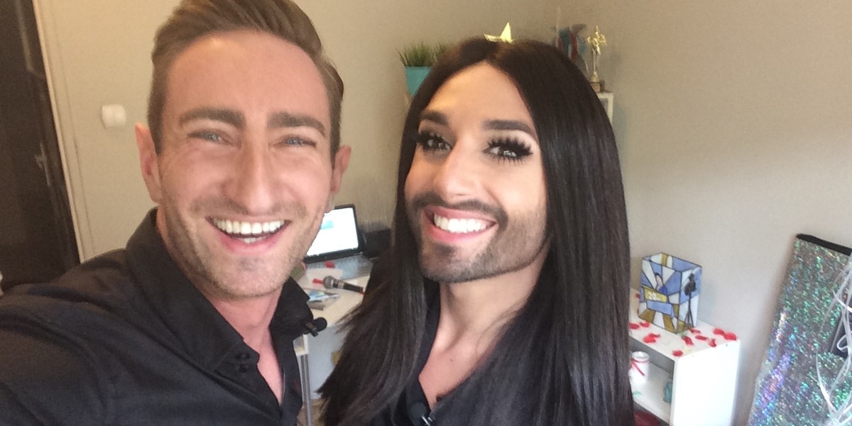 Conchita Wurst w 20m2 u Łukasza Jakóbiaka