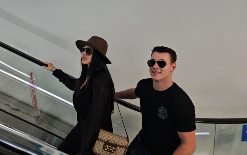 Tanja Savić sa dečkom Mukijem