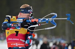 Johannes Thingnes Boe z dużą przewagą wygrał w Pokljuce