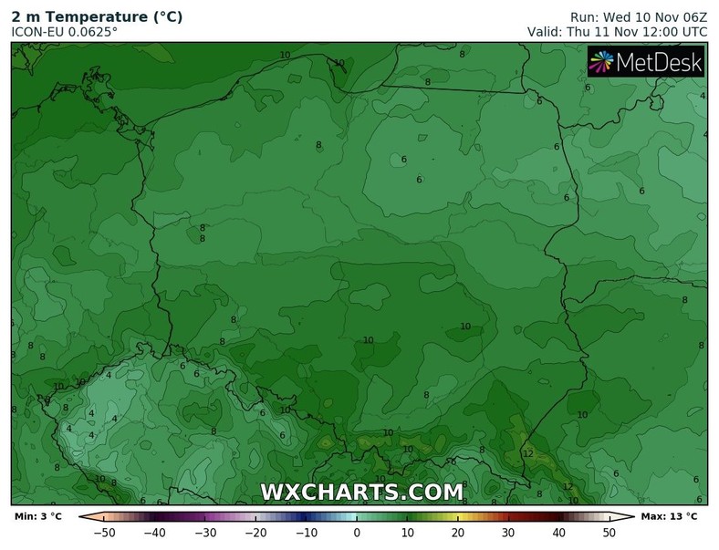 Czwartek najcieplejszy u podnóża gór