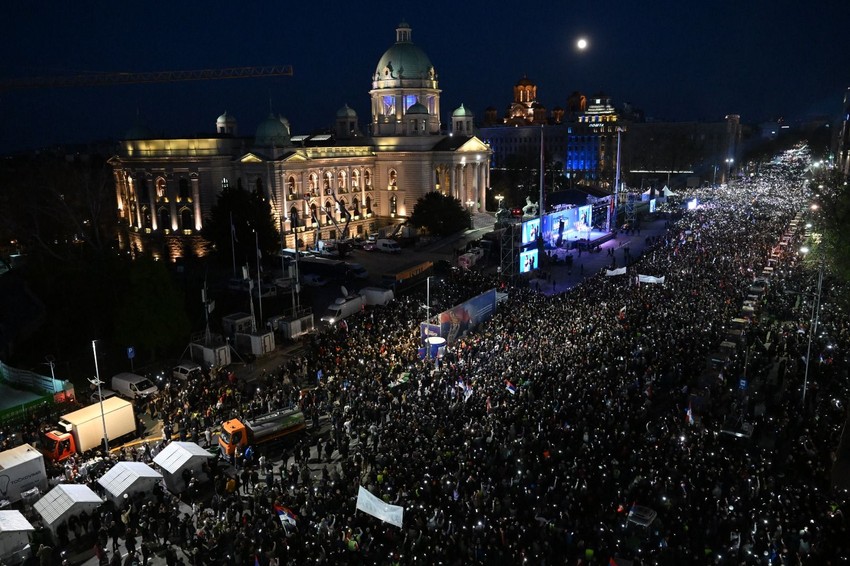 Skup SNS "Ne damo Srbiju" u Beogradu