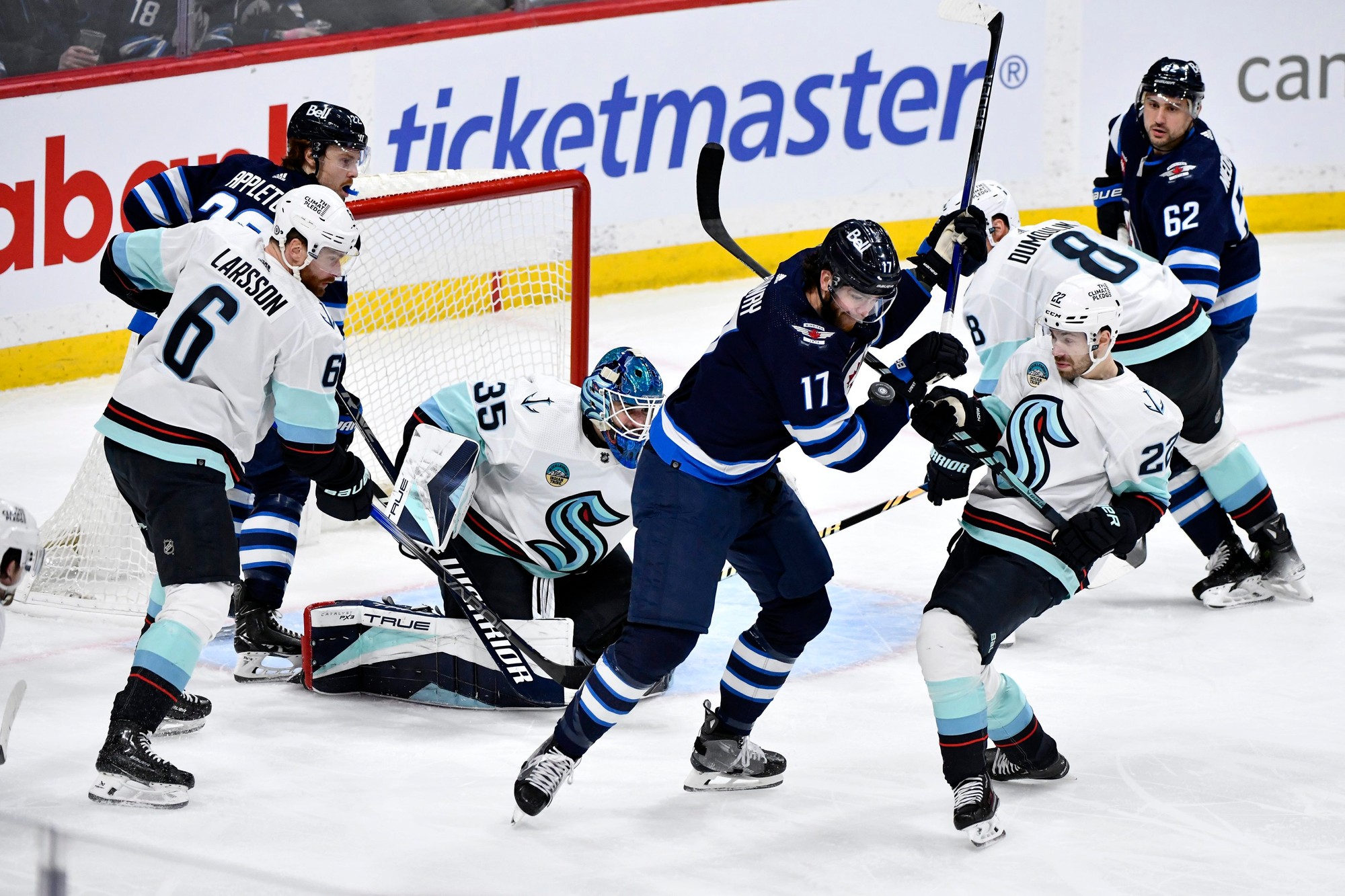 Zápas NHL: Seattle Kraken - Winnipeg Jets.