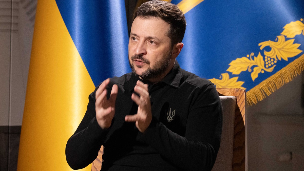 Wołodymyr Zełenski komentuje gwarancje ws. Wołynia podczas wywiadu w Warszawie [Źródło: Onet]