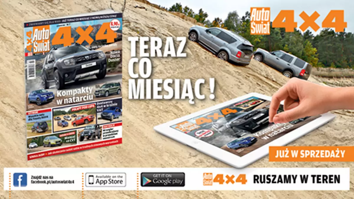 Nowy 7/2013 Auto Świat 4x4 już w sprzedaży i na tabletach