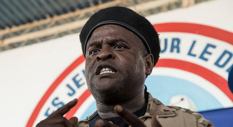 Haitian gang leader Jimmy Chérizier, alias 'Barbecue'