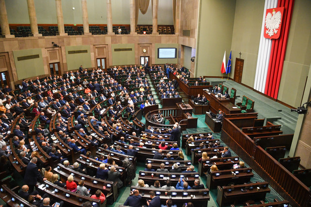 Posiedzenie Sejmu w Warszawie