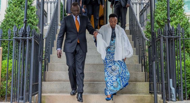 President William Ruto & First Lady Rachel Ruto at Blair House in Washington D.C.
