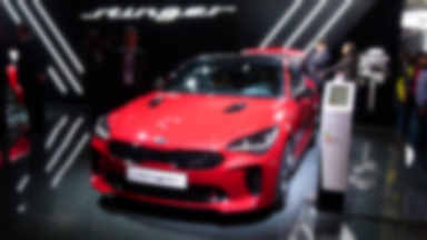 Kia Stinger na salonie samochodowym we Frankfurcie