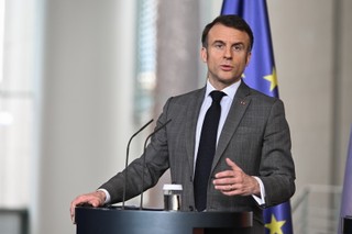 Macron ponownie nie wykluczył 'operacji lądowych' na Ukrainie