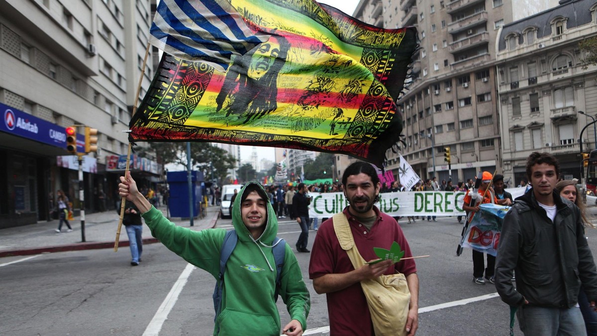 URUGUAY MARIJUANA LEGALIZE IT PROTEST