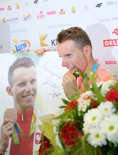 Rafał Majka już wrócił do kraju z brązowym medalem igrzysk olimpijskich