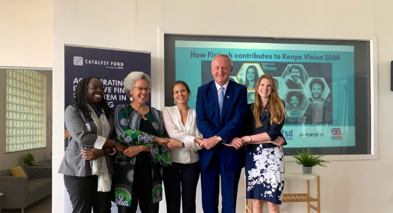 The Lord Mayor of the City of London Peter Estlin, on Thursday announced £10 million of UK Aid support towards the Catalyst Fund during a visit to Nairobi. (Twitter)