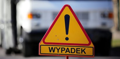 Wypadek na krajowej "7" w Cedrach Małych