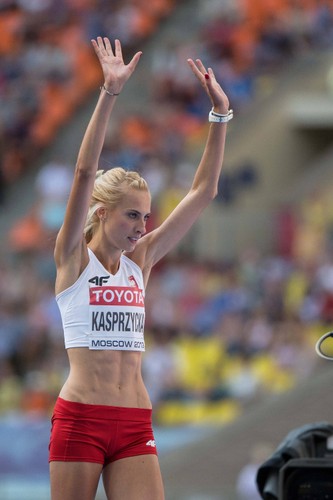 Długonoga Polka miss Mistrzostw Świata w Moskwie