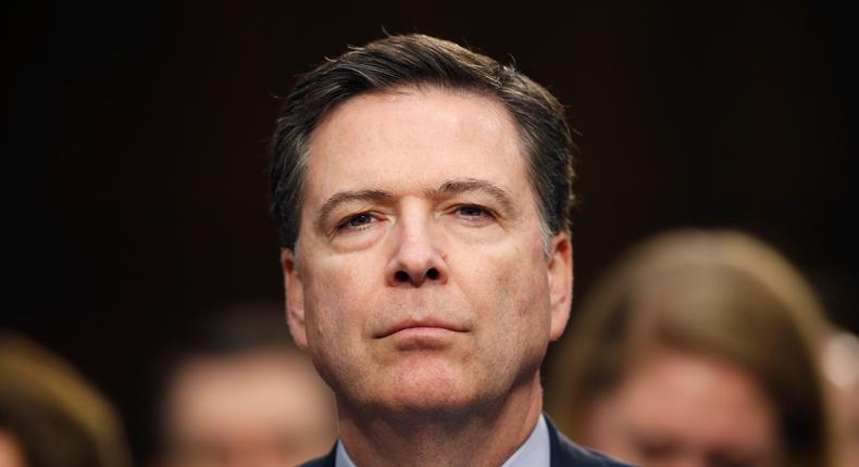 Former FBI Director James Comey.