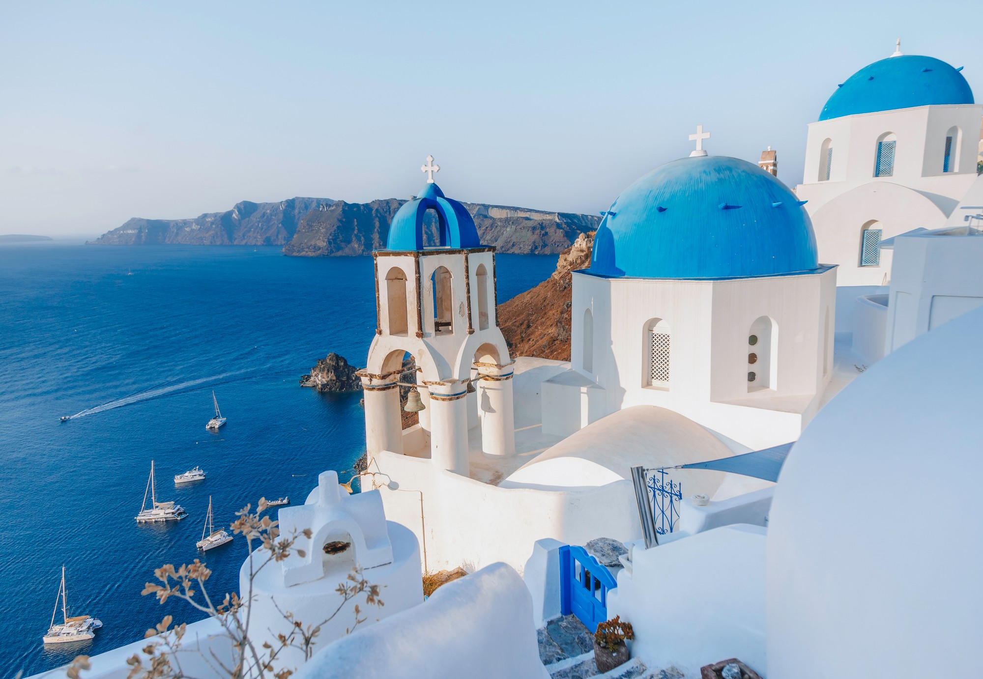 Grécky ostrov Santorini.