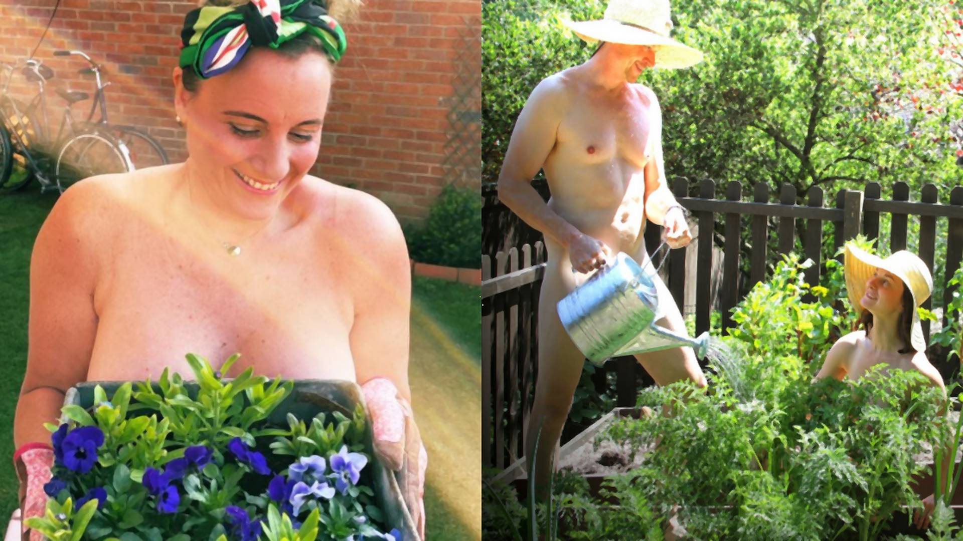 Naháči vyrazili do záhrad: Pozri si fotky, ako ľudia oslávili Svetový deň nahých záhradkárov