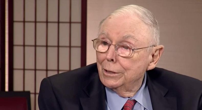 Berkshire Hathaway's Charlie Munger on CNBC.