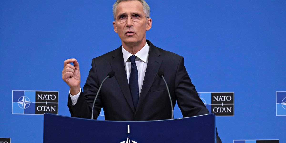 Sekretarz generalny NATO Jens Stoltenberg.