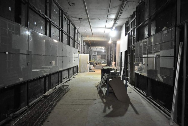 Stacja metra Nowy Świat. Stan na lipiec 2014.  Źródło: materiały prasowe Metra Warszawskiego.