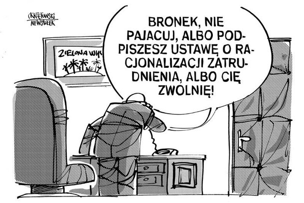 Bronek, nie pajacuj Komorowski krzętowski